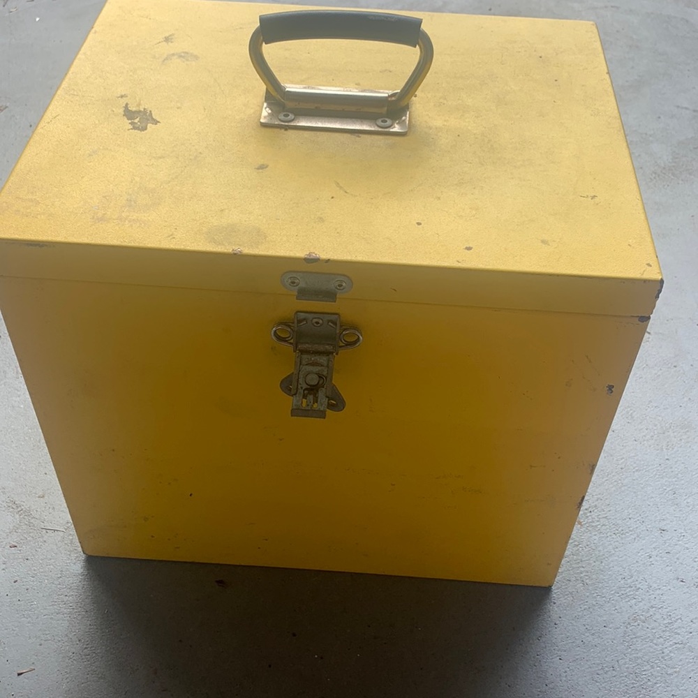 COPY - Retro style metal storage box